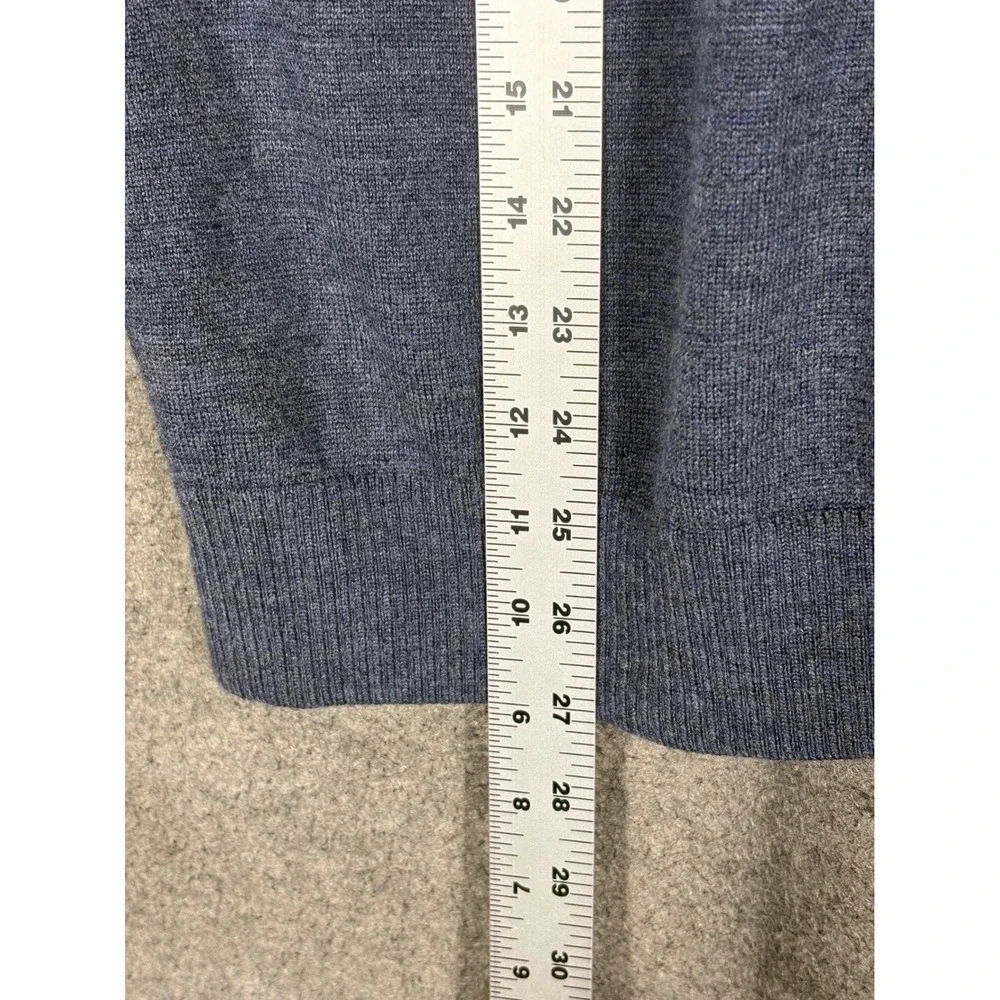 Banana Republic Mens Blue 100% Merino Wool Crewneck‎ Raglan Sweater M 404705-03